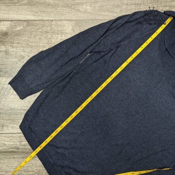 Joan Vass Turtle Neck Long Sleeve Asymetrical Sweater Size 1X - Picture 4 of 5